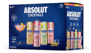 8C Absolut Cocktails Variety Pack 8X355ml