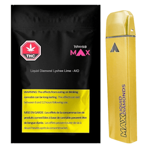 Weed Me Max - Lychee Lime Liquid Diamond 1g Disposable Vape by Weed Me Max