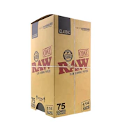 Raw Classic 1 1/4 Pre Rolled Cones - 75ct - Raw Classic 1 1/4 Pre Rolled Cones - 75ct