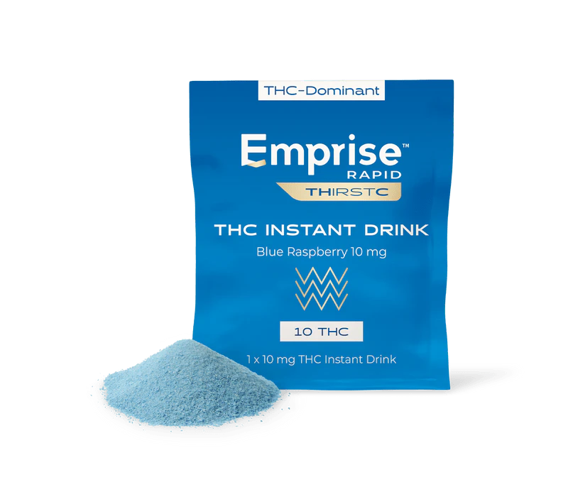 Emprise Rapid ThirstC - Blue Raspberry 10 THC Instant Drink Mix Main Image