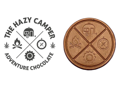 The Hazy Camper - CHERRY BOMB THC MILK CHOCOLATE 10MG THC | 1 x 5.5g (LTO)