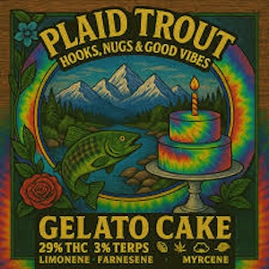 Plaid Trout - Gelato Cake 7 x 0.5g Pre-Rolls