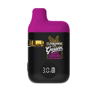 Claybourne - Claybourne | Grape Gasolina Liquid Diamonds AIO Vape | 1 g