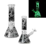 Glow In The Dark Bong - Gorilla/Leaves