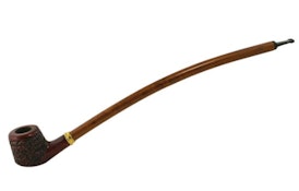 ACC - Pulsar - Shire Pipe Engraved Cherry Wood Pipe 15"