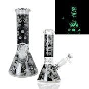 Glow In The Dark Bong - Warped Faces