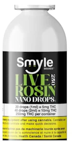 Smyle Brands - NANO DROPS 250MG LIVE ROSIN 50ML