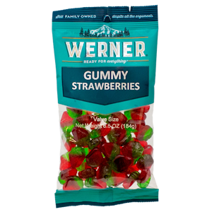 Star Wholesale LTD. - Werner Gummy Strawberries 184g