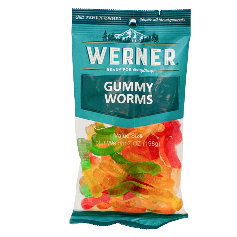 Werner Gummy Worms 184g