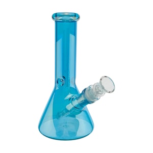 SMOKE ARSENAL - 8" Arsenal Vibrant Hue Beaker Bong (Blue)