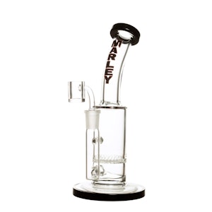 Marley - 9" Marley Arched Head Dab Rig (Black)