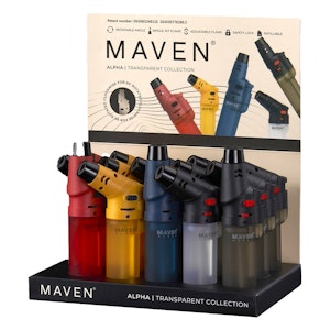 MAVEN - Maven Alpha+ Transparent Torch Lighters