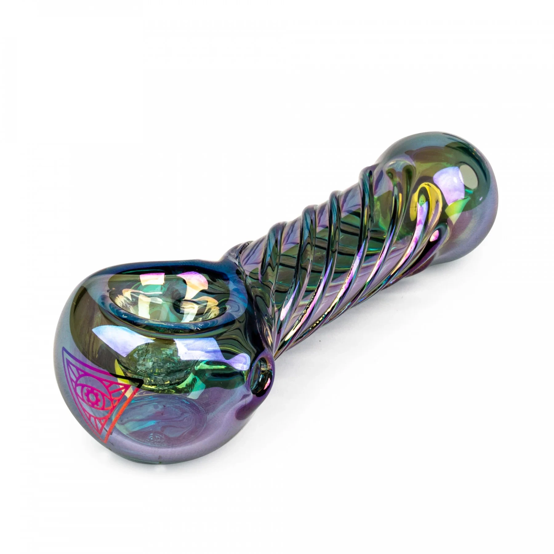 Redeye Tek - Rainbow Metallic Twister Hand Pipe Main Image