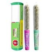 Melon Madness + Kiwi Berry 2 x 0.5g Infused Pre-Rolls