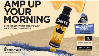 Amped Live Resin Blueberry DNTS 1g Prefilled Vape Cartridge