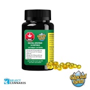 Glacial Gold RSO Full Spectrum THC:CBD 5mg:5mg 50 x 0.345g Softgels