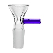 14mm Arsenal Bowl Piece with Long Colour Handle | Assorted Colours