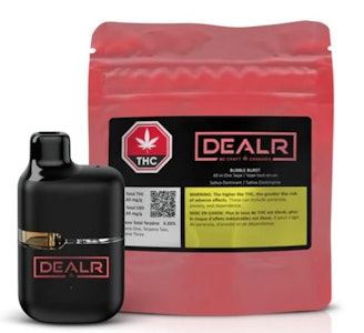 DEALR - Bubble Burst Liquid Diamond + Cured Resin Blend AIO (Bubblegum Runtz) - 1g