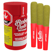 Apples and Bananas 3 x 0.5g Diamond Infused Pre-Rolls by Baby Jeeter