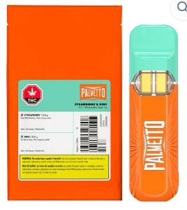 Palmetto - PALMETTO - Strawberry & Kiwi 3-in-1 1g Disposable Vape Pen