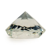 Diamond Channel Cap - Clear