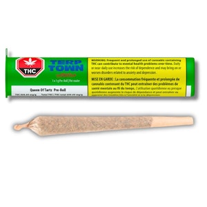 Terp Town Collective - Queen of Tartz Pre-Roll 1x1g Pre-Rolls