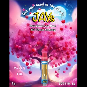 JAYS - Pink Cherry Live Resin 510 Thread Cartridge 1g 510 Thread Cartridges