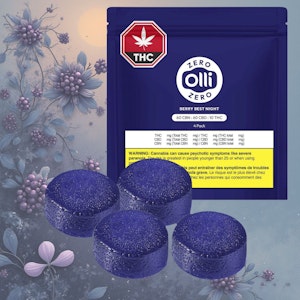 Olli Zero - Berry Best Night CBN:CBD:THC Gummies 4 Pack Soft Chews