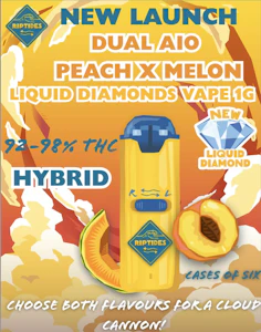 FIGR - Riptides - Liquid Diamonds Peach/Melon AIO Vape