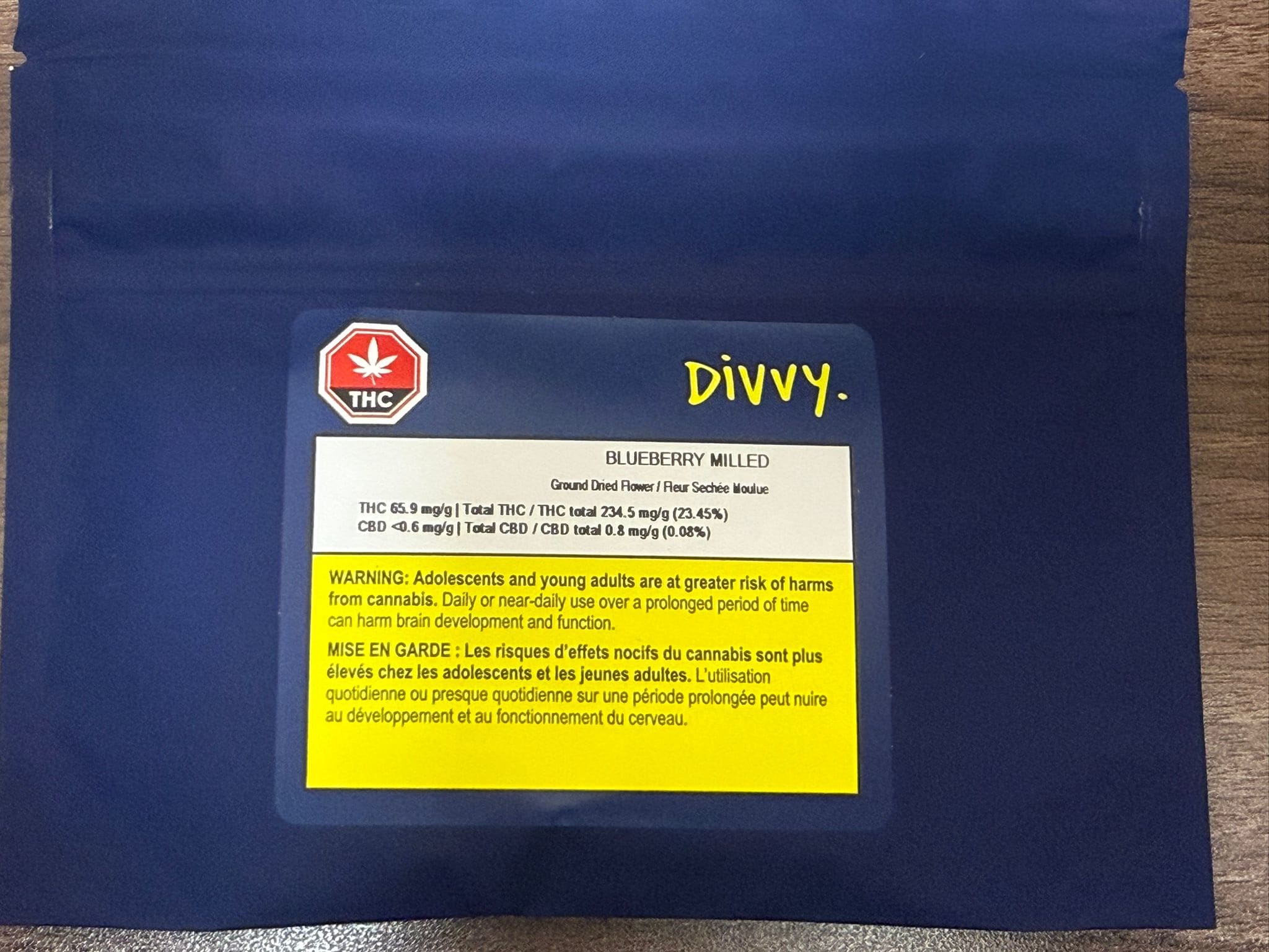 Blueberry 14g Milled