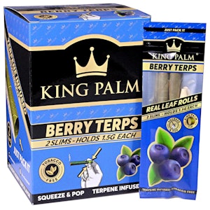 King Palm - King Palm -Slim Pre-rolls | Blueberry 2pk