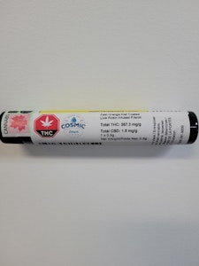 National Cannabis Distribution - Cosmic Extracts Fast Orange Kief Coated Rosin Infused 1x0.5g Pre Roll