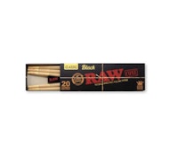 Raw Black King Size Pre Rolled Cone - 20/PK