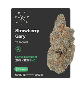 Coterie - Strawberry Gary 7g Dried Flower by Coterie
