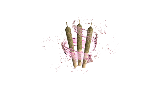 General Admission - Raspberry Twist 3 x 0.5g Distillate Infused Pre-Rolls by General Admission