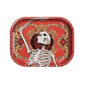 Blazy Susan - Grateful Dead Skeleton Metal Rolling Tray - Small
