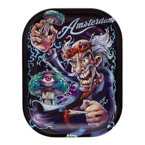 G-Rollz - G-Rollz - Amsterdam Mad Scientist Metal Rolling Tray - Small