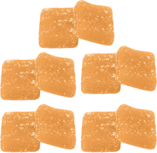 Wyld - Wyld - Sour Peach Mango Gummies 10x10:30 | 100mg THC : 300mg CBG