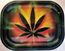 DARK LEAF ROLLING TRAY - SMALL