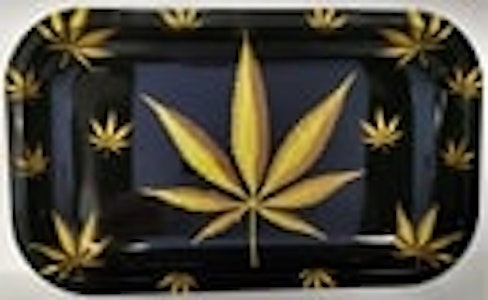 Infyniti Scales - GOLD LEAF ROLLING TRAY - SMALL