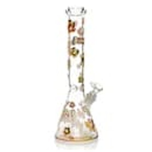 Cheech & Chong Glass - 15" TIE DYE GITD BEAKER