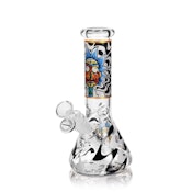 8" Arsenal Cosmic Chaos Glass Bong E