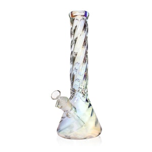 Marley - 14" Marley Iridescent Swirl Beaker Bong