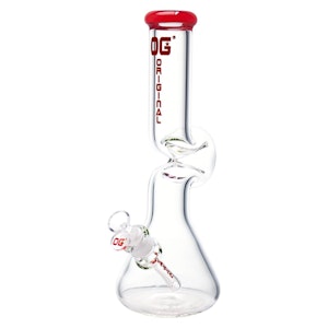 OG - 14" OG Original Signature Curve Bong Red