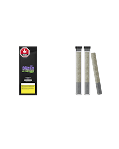 Dazed & Infused - Diesel Orchid 3 x 0.5g Live Resin & Diamond Infused Pre-Rolls