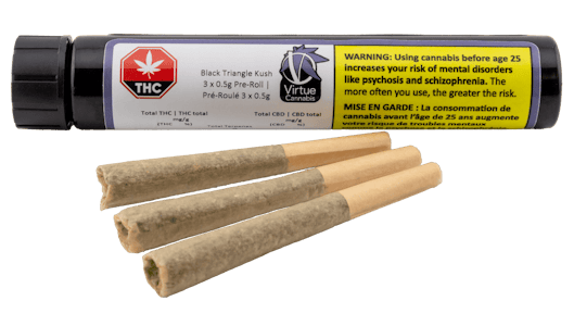 Virtue Cannabis - Black Triangle Kush 3x0.5g