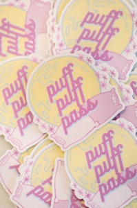 KayJay Designs - Puff Puff Pass Sticker