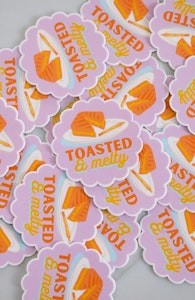 KayJay Designs - Toasted & Melty Sitcker