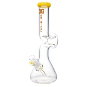 14" OG Original Signature Curve Bong yellow