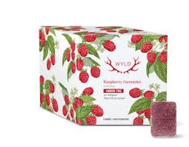 WYLD - WYLD Real Fruit Raspberry Sativa 10 Pack